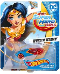 Mattel Hot Wheels DC Super Hero Girls Wonder Woman karakter kisautó 1: 64 (DXN53) (DXN53)