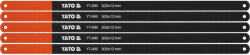TOYA Kézi fűrészlap fémre 300x12mm 24TPI (5db/cs) (YT-3460) (YT-3460)