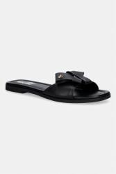 Love Moschino papucs női bőr - fekete Női 40