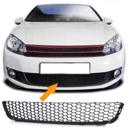  VW Volkswagen Golf VI gyári lökhárítóba alsó lakk fekete hűtőrács