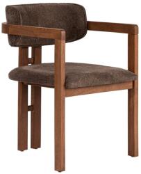 Kalune Design Кафяв трапезен стол с подлакътници Toscana - Kalune Design (266ARC1112)