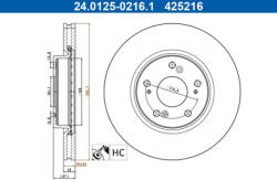 ATE Disc frana ATE 24.0125-0216.1 (24.0125-0216.1) - turbochic