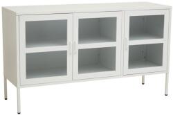 Premier Housewares Бяла стоманена витрина 140x80x45 cm Acier - Premier Housewares (2406599)