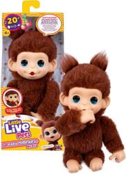 IMC Toys Little Live Pets Mini Maki Majom Interaktív Plüss - Barna (LLP26765) - liliputjatek