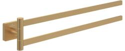 Villeroy & Boch Suport prosop cu doua brate Villeroy & Boch Elements Striking 41cm, auriu periat (TVA15202500076)