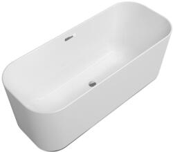 Villeroy & Boch Cada freestanding Villeroy & Boch Finion Emotion 170x70cm, Design Ring, sistem iluminare LED, ventil click-clack crom, alb alpin (UBQ177FIN7A100V101)