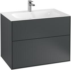 Villeroy & Boch Dulap baza suspendat Villeroy & Boch Finion cu 2 sertare, 80x59x50cm, Midnight Blue Matt (F01000HG)