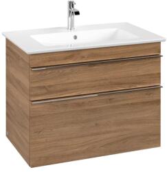 Villeroy & Boch Dulap baza suspendat Villeroy & Boch Venticello 753x590x502 mm cu doua sertare, stejar Kansas (A92501RH)