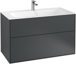 Villeroy & Boch Dulap baza suspendat Villeroy & Boch Finion cu 2 sertare, 100x59x50cm, Midnight Blue Matt (F02000HG)