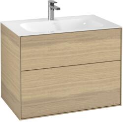 Villeroy & Boch Dulap baza suspendat Villeroy & Boch Finion cu 2 sertare, 80x59x50cm, Oak Veneer (F01000PC)