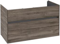 Villeroy & Boch Dulap baza suspendat Villeroy & Boch Collaro cu 2 sertare, 95.4x44.4cm, Stone Oak (C01100RK)