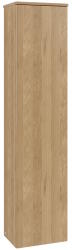 Villeroy & Boch Dulap inalt tip coloana Villeroy & Boch Antao cu 1 usa, 41.4x28.7x171cm, orientare stanga, Honey Oak (K45000HN)