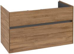 Villeroy & Boch Dulap baza suspendat Villeroy & Boch Collaro cu 2 sertare, 95.4x44.4cm, Oak Kansas (C01100RH)