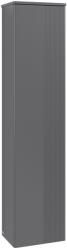 Villeroy & Boch Dulap inalt tip coloana Villeroy & Boch Antao cu 1 usa, 41.4x28.7x171cm, orientare stanga, front texturat Anthracite Matt (K45100GK)