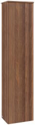 Villeroy & Boch Dulap inalt tip coloana Villeroy & Boch Antao cu 1 usa, 41.4x28.7x171cm, orientare stanga, front texturat Warm Walnut (K45100HM)