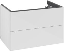 Villeroy & Boch Dulap baza suspendat Villeroy & Boch Antao cu 2 sertare, 78.8x50.4cm, Glossy White (K04000GF)