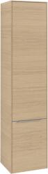 Villeroy & Boch Dulap inalt suspendat Villeroy & Boch Subway 3.0 171x40x35cm, orientare stanga, Nordic Oak, maner aluminiu (C58600VJ)