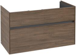 Villeroy & Boch Dulap baza suspendat Villeroy & Boch Collaro cu 2 sertare, 95.4x44.4cm, Arizona Oak (C01100VH)