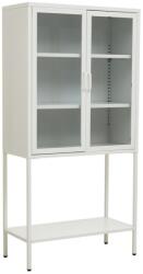 Premier Housewares Бяла стоманена витрина 75x150x35 cm Acier - Premier Housewares (2406593)