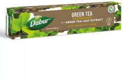 Dabur Green Tea fogkrém 100ml zöldtea levél kivonattal, fluormentes, organikus