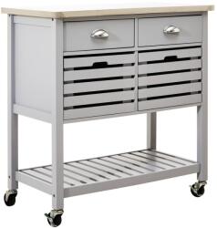 Premier Housewares Кухненски остров на колелца 46x86 cm Frankfurt - Premier Housewares (2406560)