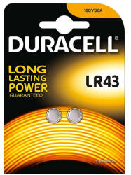 Duracell Gombelem DURACELL LR43 2-es (DSO005) - tonerpiac