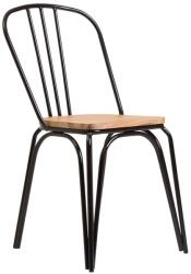 Premier Housewares Черен трапезен стол от масивен бряст District - Premier Housewares (2406632)