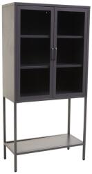 Premier Housewares Сива стоманена витрина 75x150x35 cm Acier - Premier Housewares (2406594)