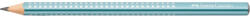 Faber-Castell Grafitceruza B, metál háromszögletű SPARKLE Jumbo Faber-Castell óceánkék test (FC111662) - officefirst