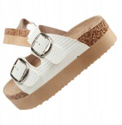 Lee Cooper Női flip-flop papucs Lee Cooper méret39 platformos fehér könnyű (LCW-25-35-3496L)