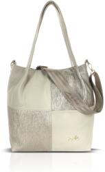  Zellia Női Válltáska Zlb449 Beige-Arany - Groove - (45327445)