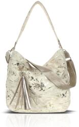  Zellia Női Válltáska 24151 Beige-Arany - Leaf - (65627051)