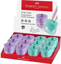Faber-Castell Hegyező dupla tartályos GRIP Jumbo vegyes pasztell Faber-Castell lila, zöld - papirx