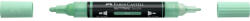 Faber-Castell Akril marker kétvégű MULTIMARK 412 Faber-Castell mentazöld - papirx