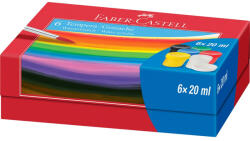Faber-Castell Tempera készlet tégelyes 6x20ml. Faber-Castell 6klf. szín - papirx