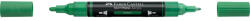 Faber-Castell Akril marker kétvégű MULTIMARK 316 Faber-Castell zöld - papirx