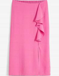 Bonprix B. p. c MIDI Plus Size Egyenes Szoknya Minta NÉLKÜL__38