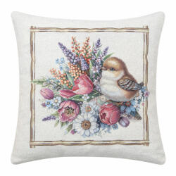 Cortimex Kft Tavaszi madárdal párnahuzat 45x45 cm