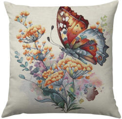 Cortimex Kft Pillangó varázs sárga virágos párnahuzat 45x45 cm