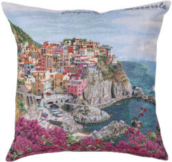 Cortimex Kft Mediterrán Cinque Terre párnahuzat 45x45 cm