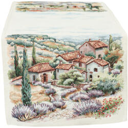Cortimex Kft Levendula farm gobelin asztali futó 44x140 cm