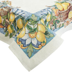 Cortimex Kft Lemon art mediterrán citromos gobelin asztalterítő 96x100 cm