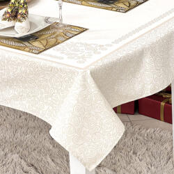 Cortimex Kft Arany lurex asztalterítő karácsonyfa mintás 137x180 cm