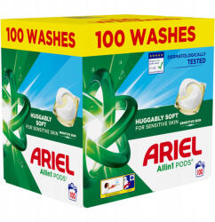 Ariel All-in-1 PODS Sensitive folyékony mosókapszula MEGA csomag (100db) (8700216764797csomag)