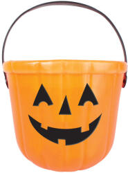  Halloween Tök Orange cukorka gyűjtő vödör 17x14 cm (DPA9907453) - eking