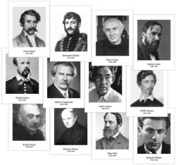 Comenius 2010 Bt Magyar írók (38 db 44x34 cm) (1860)