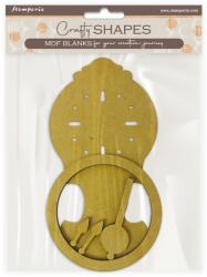 Stamperia KLSM82 - MDF figurák Gardens of Time pendulum clock