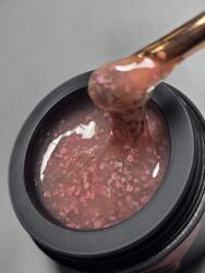 Everin Gel Autonivelant Everin Petal Stories Blush Petal 15gr - Gel Roz Translucid cu Petale (PS-BP)