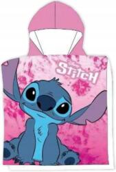 Faro Lilo és Stitch kapucnis poncsó 55x110cm (FAR.RĘCZ 55/110 PON.LIL24-2004)