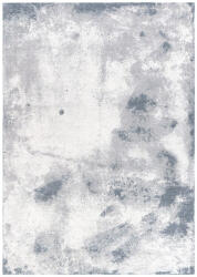 Atlas Gray - kékesszürke absztrakt szőnyeg, szennytaszító bevonattal 160x230 cm